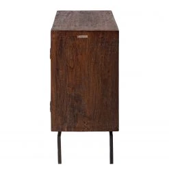 Wolf-Möbel Kommode Carving - Akazie massiv / Metall - Akazie / Schwarz -Schlafzimmer Verkaufe DE 1000202474 201008 14583000004 DETAILS P000000001000202474