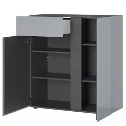 Germania Kommode Mesa II - Glas - Silbergrau / Graphit -Schlafzimmer Verkaufe DE 1000206712 200305 17323700251 DETAILS P000000001000206712