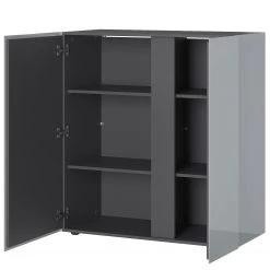 Germania Kommode Mesa I - Glas - Silbergrau / Graphit -Schlafzimmer Verkaufe DE 1000206714 200305 17323800269 DETAILS P000000001000206714