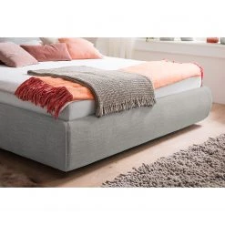 Meise.möbel Polsterbett Atesio III - inkl. Kopfteil in Kissenoptik, Bettkasten und Matratze - Lichtgrau - Doppelmatratze H2/H3 -Schlafzimmer Verkaufe DE 1000206868 201030 11445000041 DETAILS P000000001000206868