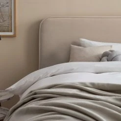 Mørteens Polsterbett Karelia II - Samt Ravi: Beige - 180 x 200cm - Ohne Stauraum -Schlafzimmer Verkaufe DE 1000208254 200710 17163400083 DETAILS P000000001000208254