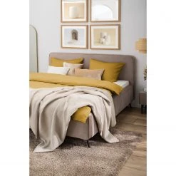 Mørteens Polsterbett Karelia II - Samt Ravi: Beige - 180 x 200cm - Ohne Stauraum -Schlafzimmer Verkaufe DE 1000208254 210608 05572700010 DETAILS P000000001000208254