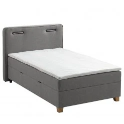 Ars Natura Boxspringbett Woodmore - inkl. Beleuchtung - Grau / Taupe - 120 x 200cm -Schlafzimmer Verkaufe DE 1000208285 200609 12305900006 DETAILS P000000001000208285