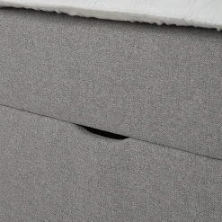 Ars Natura Boxspringbett Woodmore - inkl. Beleuchtung - Grau / Taupe - 120 x 200cm -Schlafzimmer Verkaufe DE 1000208285 200609 12310400011 DETAILS P000000001000208285