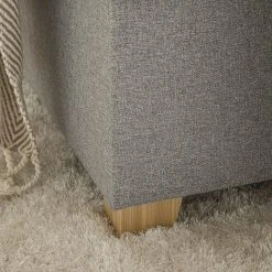 Ars Natura Boxspringbett Woodmore - inkl. Beleuchtung - Grau / Taupe - 120 x 200cm -Schlafzimmer Verkaufe DE 1000208285 200619 10581600006 DETAILS P000000001000208285