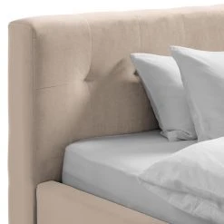 Ars Natura Polsterbett Woodlake II - Samt Ravi: Beige - 140 x 200cm - Ohne Stauraum -Schlafzimmer Verkaufe DE 1000208322 200610 17043300099 DETAILS P000000001000208322