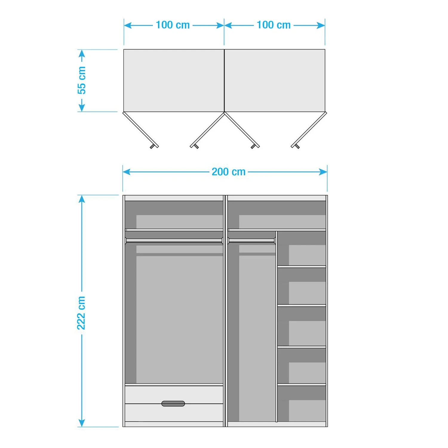 Studio Copenhagen Kleiderschrank Loca II 7 Studio Copenhagen Kleiderschrank Loca II – Bild 7