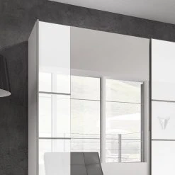 Mooved Schwebetürenschrank Salton - Weiß - Breite: 200 cm -Schlafzimmer Verkaufe DE 1000211352 200525 12435400112 DETAILS P000000001000211352