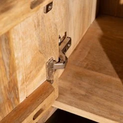 Red Living Kommode Latta - Mango massiv / Metall - Mango / Schwarz -Schlafzimmer Verkaufe DE 1000211450 220316 033 DETAILS P000000001000211450