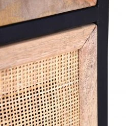 Red Living Kommode Lexham II - Mango massiv / Rattan - Mango / Mango Schwarz -Schlafzimmer Verkaufe DE 1000211484 200504 13495500285 DETAILS P000000001000211484