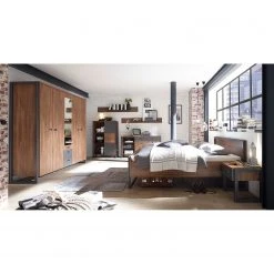 Ars manufacti Nachtkommode Marton - Eiche Stirling Dekor / Anthrazit -Schlafzimmer Verkaufe DE 1000211528 200424 13263800089 MOOD DETAILS P000000001000211528 mood