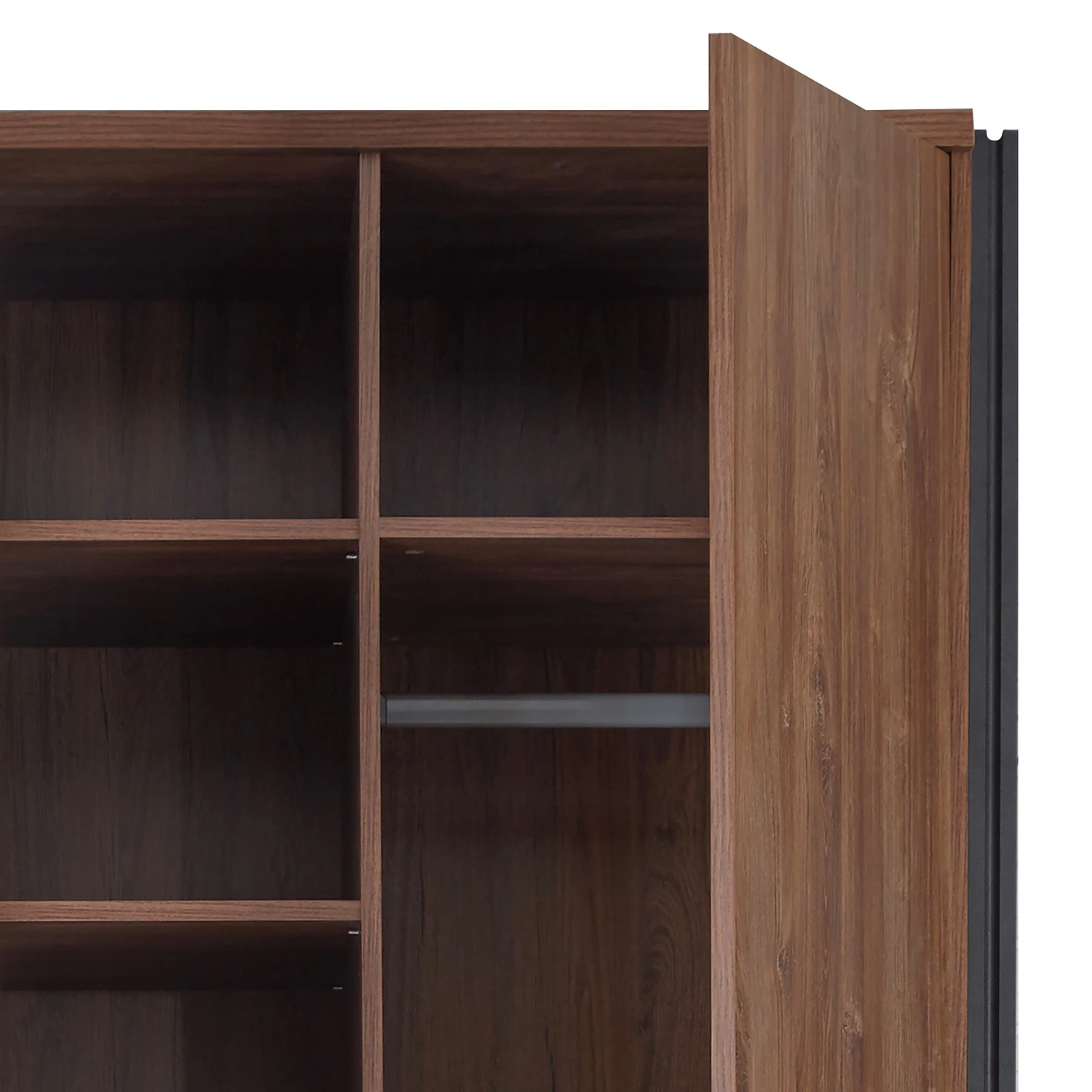 Ars manufacti Drehtürenschrank Marton - Eiche Stirling Dekor / Anthrazit - Breite: 96 cm 5 Ars manufacti Drehtürenschrank Marton - Eiche Stirling Dekor / Anthrazit - Breite: 96 cm – Bild 5