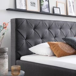 Meise.möbel Polsterbett Chicago - Anthrazit -Schlafzimmer Verkaufe DE 1000213910 200514 14300000023 DETAILS P000000001000213910