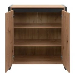 Red Living Kommode Denville I - Eiche Artisan Dekor / Anthrazit -Schlafzimmer Verkaufe DE 1000214486 200608 14150400011 DETAILS P000000001000214486