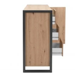 Red Living Kommode Denville II - Eiche Artisan Dekor / Anthrazit -Schlafzimmer Verkaufe DE 1000214501 200608 14165500100 DETAILS P000000001000214501