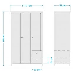 Ars Natura Drehtürenschrank Woodmont - Hellgrau / Eiche -Schlafzimmer Verkaufe DE 1000214856 200604 14143200005 SKETCH DETAILS P000000001000214856 sketch