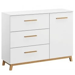 Rauch Orange Kommode Carlsson - Weiß / Eiche - 3