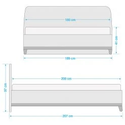 Rauch Orange Bettgestell Carlsson -Schlafzimmer Verkaufe DE 1000214963 210830 09025800022 SKETCH DETAILS P000000001000214963 sketch