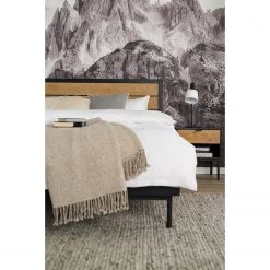 Studio Copenhagen Bettgestell Xavi - Echtholzfurnier - Eiche / Eiche Schwarz -Schlafzimmer Verkaufe DE 1000218039 211022 084135000036 DETAILS P000000001000218039