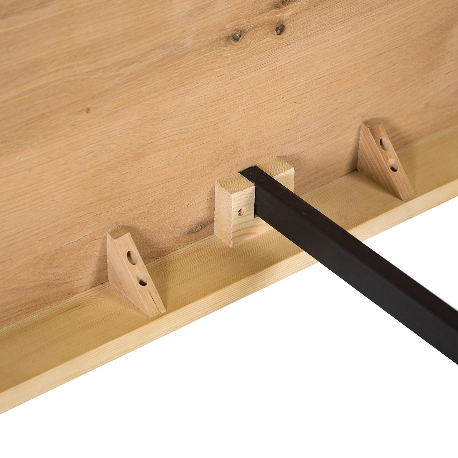 Studio Copenhagen Bettgestell Flox - Echtholzfurnier - Eiche / Schwarz 13 Studio Copenhagen Bettgestell Flox - Echtholzfurnier - Eiche / Schwarz – Bild 13