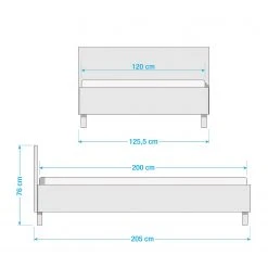Meise.möbel Polsterbett Lima - 120 x 200cm -Schlafzimmer Verkaufe DE 1000218283 200708 06194100039 SKETCH DETAILS P000000001000218283 sketch