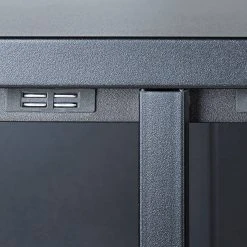 Ars manufacti Sideboard Kayys - Glas / Metall - Schwarz -Schlafzimmer Verkaufe DE 1000219025 210121 07302700029 DETAILS P000000001000219025