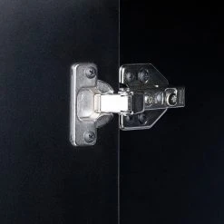 Ars manufacti Sideboard Kayys - Glas / Metall - Schwarz -Schlafzimmer Verkaufe DE 1000219025 210121 07303500033 DETAILS P000000001000219025