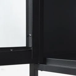 Ars manufacti Sideboard Kayys - Glas / Metall - Schwarz -Schlafzimmer Verkaufe DE 1000219025 210330 15113900032 DETAILS P000000001000219025