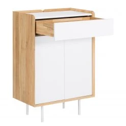 Studio Copenhagen Kommode Noovi - Wildeiche teilmassiv - Weiß / Wildeiche -Schlafzimmer Verkaufe DE 1000220567 200820 08051000007 DETAILS P000000001000220567