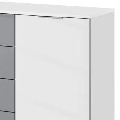 Rauch Orange Kommode Bellezza III - Hochglanz Weiß / Grau -Schlafzimmer Verkaufe DE 1000221719 200824 14442700133 DETAILS P000000001000221719