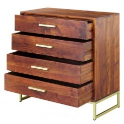 Ars manufacti Kommode Loga - Akazie massiv - Akazie Braun / Gold -Schlafzimmer Verkaufe DE 1000223267 200921 16391500004 DETAILS P000000001000223267