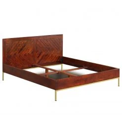 Ars manufacti Massivholzbett Loga - Akazie massiv / Eisen - Akazie Braun / Gold - 180 x 200cm 14 Ars manufacti Massivholzbett Loga - Akazie massiv / Eisen - Akazie Braun / Gold - 180 x 200cm -Schlafzimmer Verkaufe DE 1000223268 200902 16195000005 DETAILS P000000001000223268