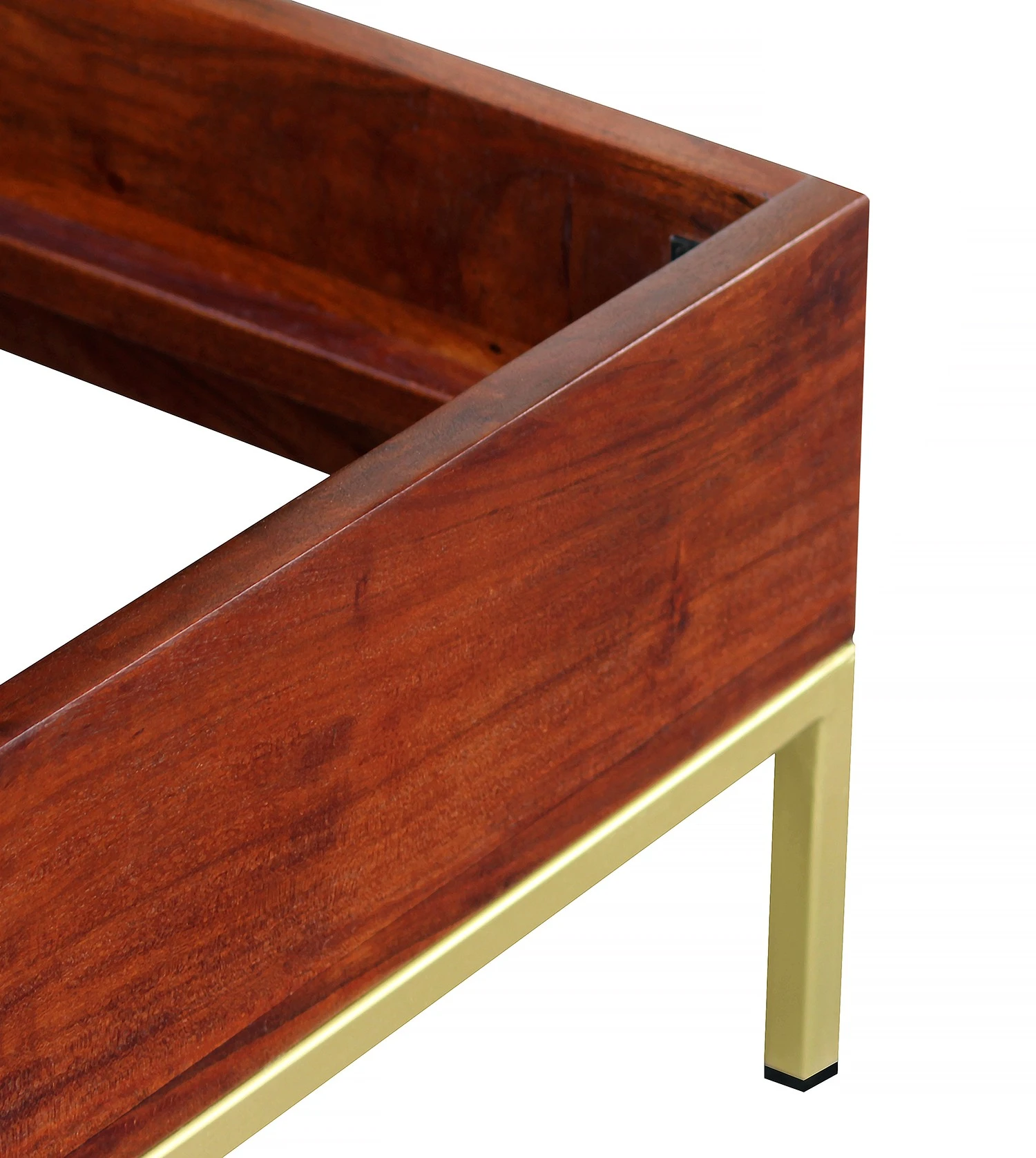 Ars manufacti Massivholzbett Loga - Akazie massiv / Eisen - Akazie Braun / Gold - 180 x 200cm 8 Ars manufacti Massivholzbett Loga - Akazie massiv / Eisen - Akazie Braun / Gold - 180 x 200cm – Bild 8