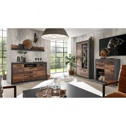 Red Living Kommode Buzan IV - Altholz Dekor / Anthrazit -Schlafzimmer Verkaufe DE 1000223918 200828 15445900086 MOOD DETAILS P000000001000223918 mood