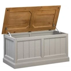 Maison Belfort Truhe Lavalle - Kiefer teilmassiv - Kiefer / Hellgrau -Schlafzimmer Verkaufe DE 1000224196 210217 11455800033 DETAILS P000000001000224196