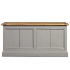 Maison Belfort Truhe Lavalle - Kiefer teilmassiv - Kiefer / Hellgrau -Schlafzimmer Verkaufe DE 1000224196 210217 11455900034 DETAILS P000000001000224196