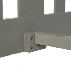 Maison Belfort Massivholzbett Lavalle - Kiefer massiv - Kiefer / Hellgrau -Schlafzimmer Verkaufe DE 1000224199 210615 08155300012 DETAILS P000000001000224199