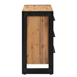 Ars manufacti Kommode Urban Industry - Akazie teilmassiv / Metall - Akazie / Schwarz -Schlafzimmer Verkaufe DE 1000224219 210715 13172600016 DETAILS P000000001000224219