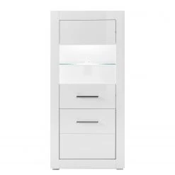 Loftscape Highboard Bricktown II - Hochglanz Weiß / Matt Weiß -Schlafzimmer Verkaufe DE 1000224387 200904 12211000042 DETAILS P000000001000224387