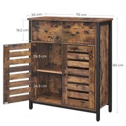 Red Living Kommode Condover III - Braun / Schwarz -Schlafzimmer Verkaufe DE 1000225838 200914 06141800207 SKETCH DETAILS P000000001000225838 sketch