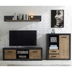 Red Living Kommode Bozel - Kastanie Dekor / Grau -Schlafzimmer Verkaufe DE 1000228629 201028 06301100015 MOOD DETAILS P000000001000228629 mood