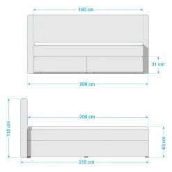 Loftscape Boxspringbett Bentota -Schlafzimmer Verkaufe DE 1000229962 201204 13572500015 SKETCH DETAILS P000000001000229962 sketch