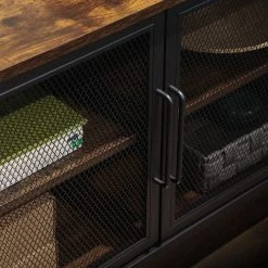 Red Living TV-Lowboard Thenon - Schwarz / Braun -Schlafzimmer Verkaufe DE 1000235687 201210 06220400154 DETAILS P000000001000235687