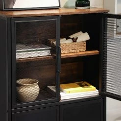 Red Living Kommode Thenon II - Schwarz / Braun -Schlafzimmer Verkaufe DE 1000235692 201210 06230900188 DETAILS P000000001000235692