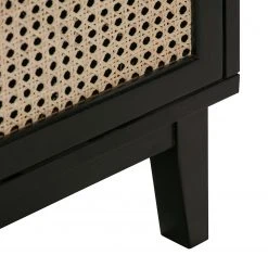 Studio Copenhagen Kommode Canee III - Wiener Geflecht / Echtholzfurnier - Natur / Eiche Schwarz -Schlafzimmer Verkaufe DE 1000242154 210831 13015800017 DETAILS P000000001000242154