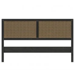 Studio Copenhagen Bett Canee - Wiener Geflecht / Echtholzfurnier - Natur / Eiche Schwarz -Schlafzimmer Verkaufe DE 1000242174 210831 13020000047 DETAILS P000000001000242174