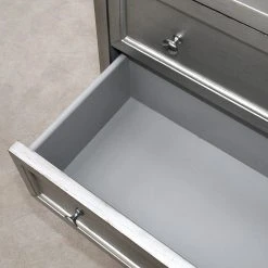 Red Living Kommode Vaunac - Matt Silber / Schwarz -Schlafzimmer Verkaufe DE 1000242716 210121 08010000024 DETAILS P000000001000242716