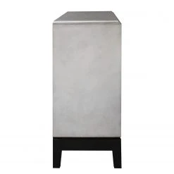 Red Living Kommode Tilloloy - Matt Silber / Schwarz -Schlafzimmer Verkaufe DE 1000242718 210121 08071400039 DETAILS P000000001000242718