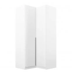 Rauch Orange Drehtüren-Eckschrank Alabama II - Alpinweiß - Höhe: 210 cm - Ohne Spiegeltür/-en