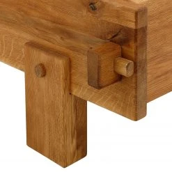 Ars Natura Massivholzbett Saint Davids - Wildeiche - 180 x 200cm -Schlafzimmer Verkaufe DE 1000252490 210428 18381000013 DETAILS P000000001000252490